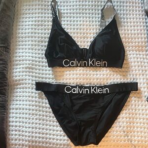 Calvin Klein Black Logo Bikini